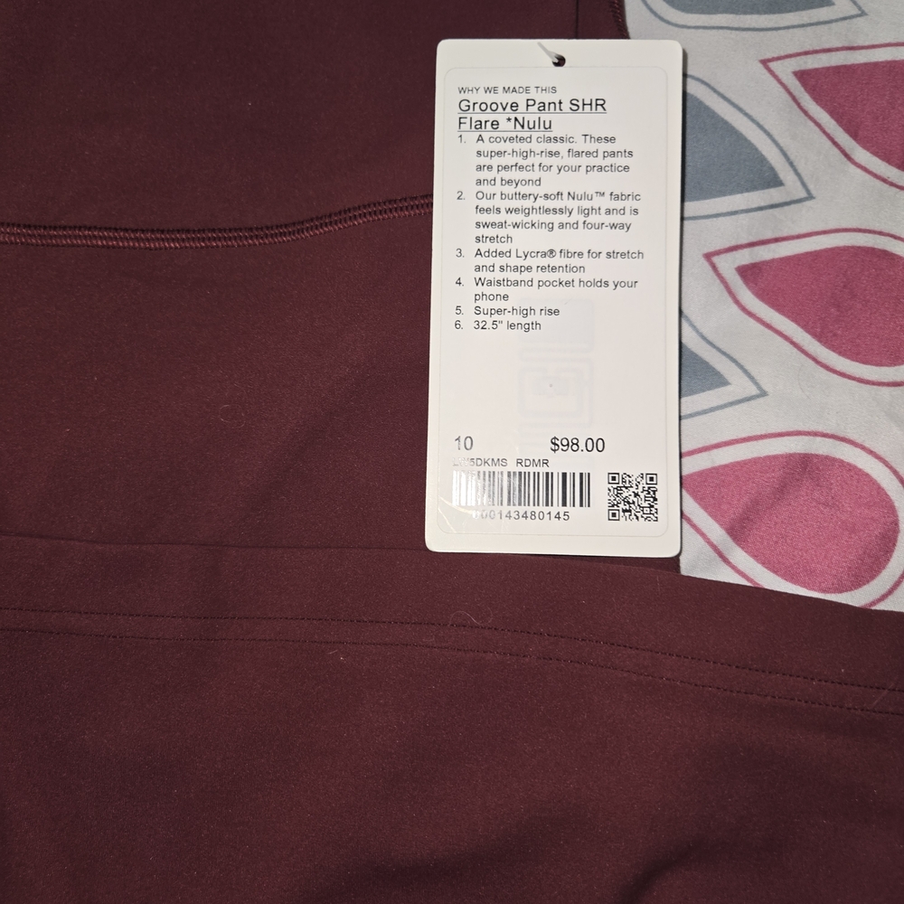 Burgundy Flare Pants